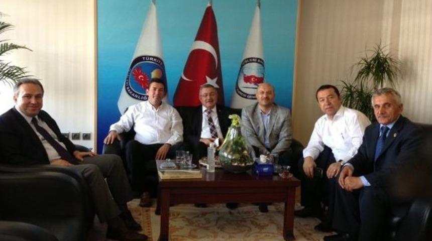 Başkan G&uuml;lşen İller İdaresi İle Mahalli İdareler Genel M&uuml;d&uuml;rlerini Ziyaret Etti