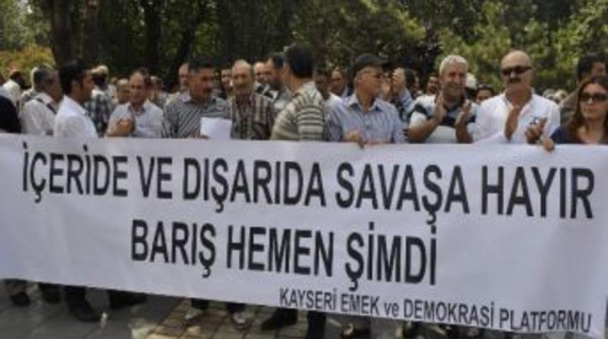 Emek Ve Demokrasi Platformu&rsquo;ndan Savaşa Hayır