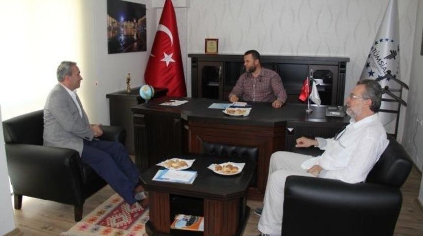 Başkan Aday Adayı Şıktaşlı'dan T&uuml;msiad'a Ziyaret