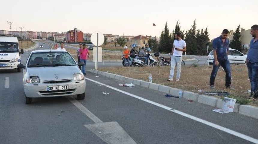 Kırklareli&rsquo;de Motosiklet Kazası: 1 Yaralı