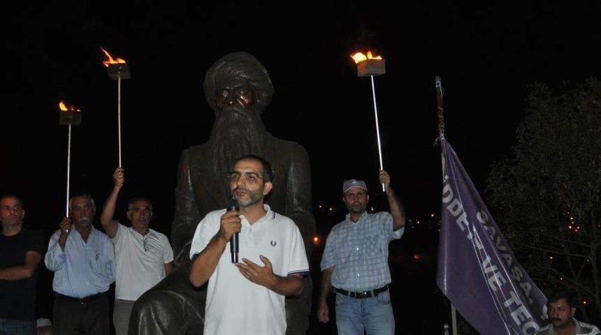 Tunceli'de Meşaleli Barış Kutlaması