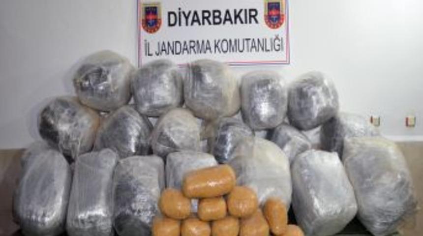 Diyarbakır'da 341 Kilogram Esrar Ele Ge&ccedil;irildi