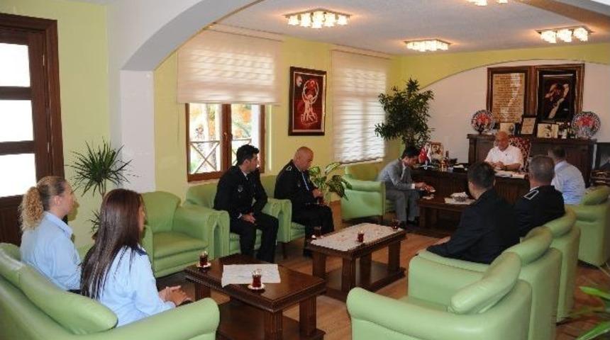 Zabıtadan Başkan Kocamaz&rsquo;a Ziyaret