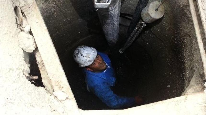 Kanalizasyon Temizlik Çalışmaları Başladı
