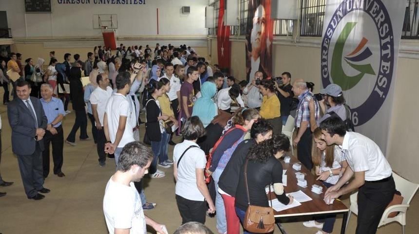 Giresun &Uuml;niversitesi Kayıtlara Başladı