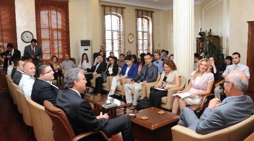 Dokap Heyeti Başkan Yılmaz&rsquo;ı Ziyaret Etti