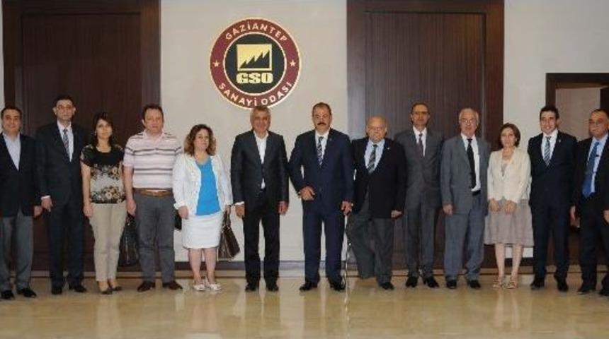Gaziantep Kent Konseyi Y&uuml;r&uuml;tme Kurulu Gso&rsquo;yu Ziyaret Etti