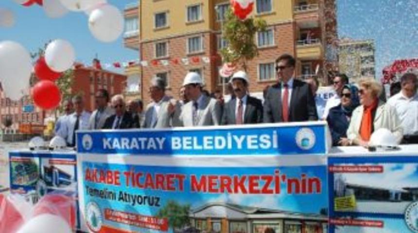 Akabe Ticaret Merkezi&rsquo;nin Temeli Atıldı