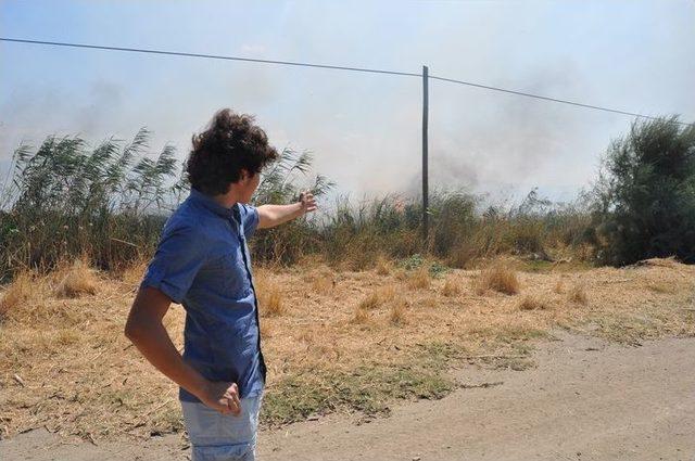 Ot Yangınına Bir Helikopter Ve Iki U&ccedil;ak M&uuml;dahale Etti 2