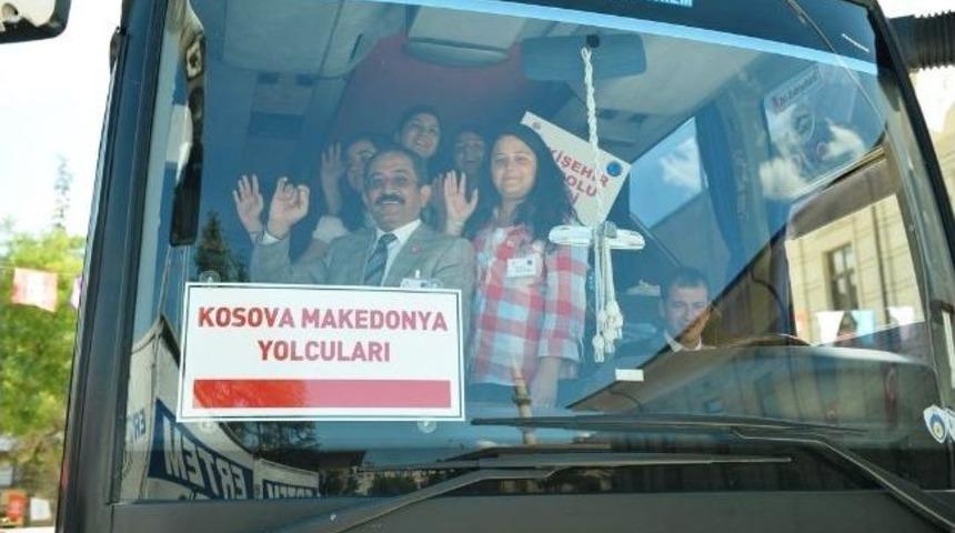 50 &Ouml;ğrenci Kosova-makedonya Turu İ&ccedil;in Hareket Etti
