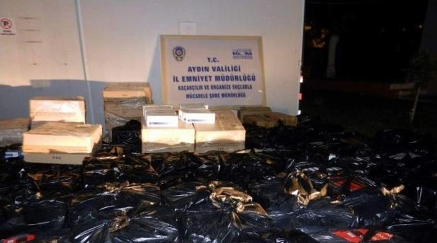 Aydın&rsquo;da 50 Bin Paket Ka&ccedil;ak Sigara Ele Ge&ccedil;irildi