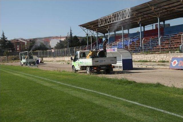 Odunpazarı'ndaki Park Ve Spor Alanları İlaçlandı