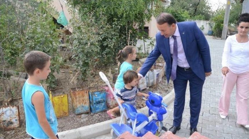 Başkan Karabalık, Eşme&rsquo;de İncelemelerde Bulundu