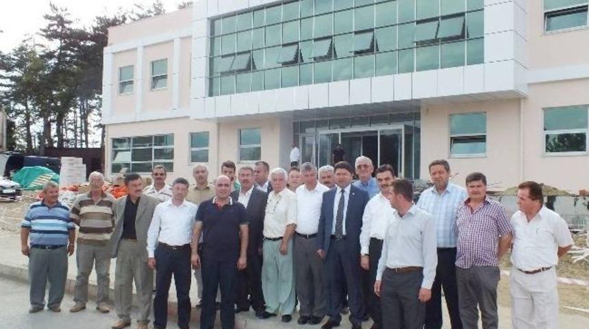 Tun&ccedil;, Ağız Ve Diş Sağlığı Hastanesi İnşaatında İncelemelerde Bulundu