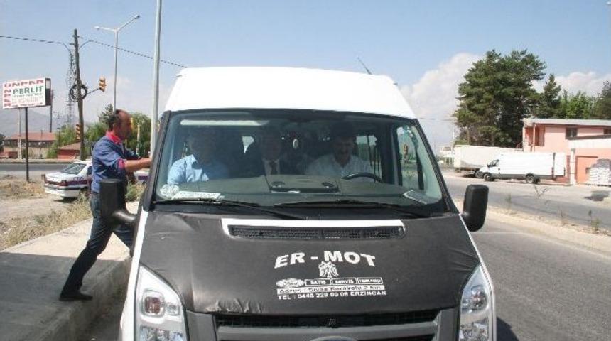 Başkan &Ccedil;akır Gazetecilere Şof&ouml;rl&uuml;k Yaptı