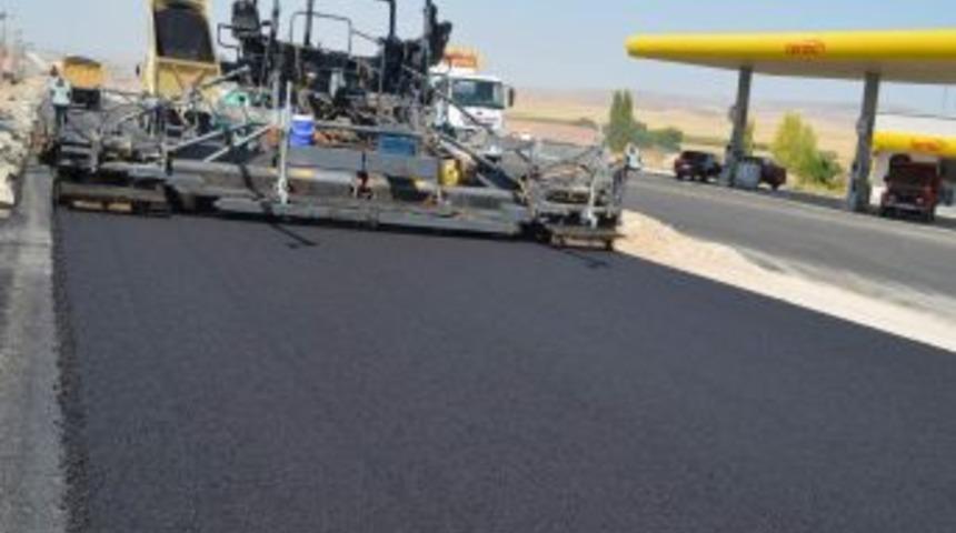 Sarıkaya'da Duble Yolda Asfaltlama &Ccedil;alışması Başladı