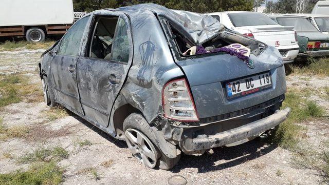 Konya'da trafik kazası: 2 ölü, 3 yaralı