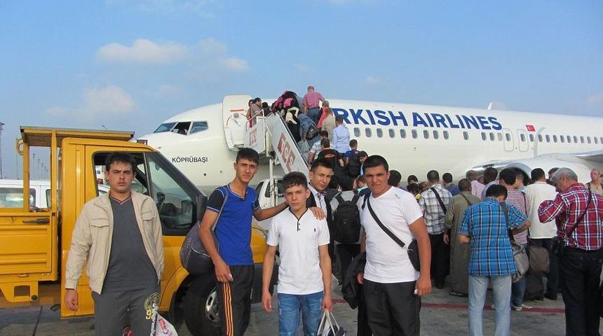 Kaman Teknik Ve End&uuml;stri Meslek Lisesi Proje Ekibi Estonya'dan D&ouml;nd&uuml;