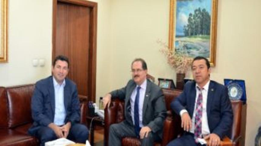 Ulupınar Ve Gebeş Toplu Konut İdaresi Başkanlığını Ziyaret Etti