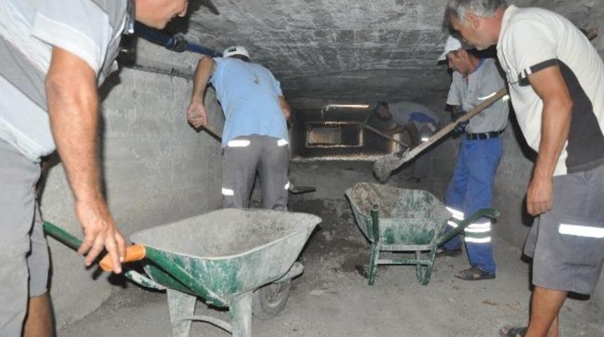 Belediyesi &Ccedil;alışıyor, Bodrum Kışa Hazırlanıyor