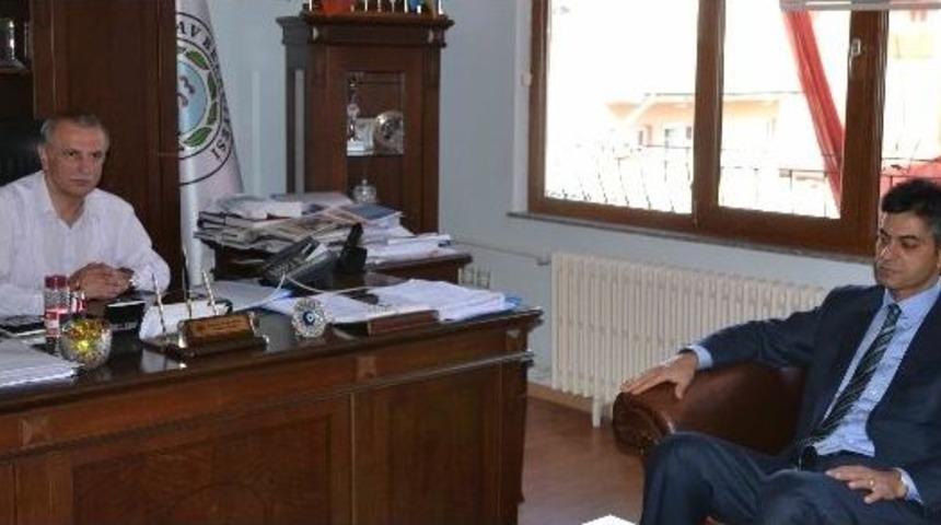 Kaymakam Karaboran'dan Başkan Karahan'a Ziyaret