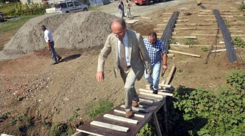 Burma, Emek Park İnşaatını Denetledi