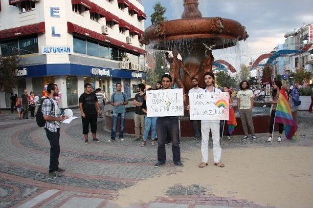 Edirne'de Boya Protestosu