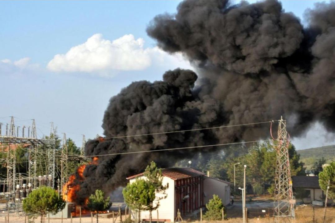 Bilecik'te Trafo Yangını