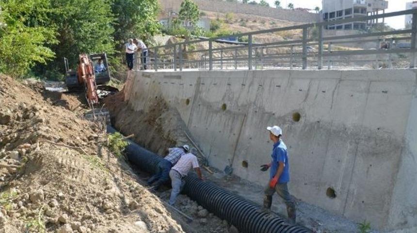 Mut&rsquo;ta Dere Islah &Ccedil;alışmaları Devam Ediyor