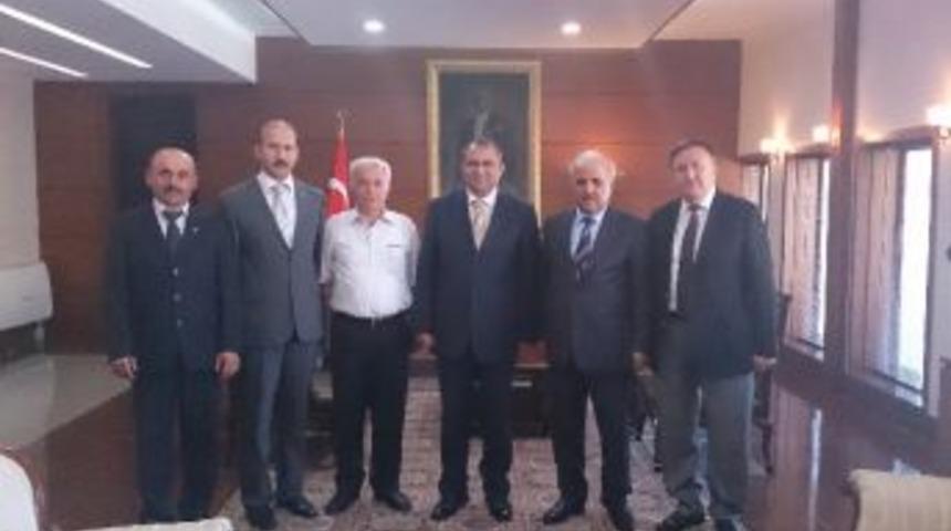 &Ccedil;aycuma Tso Y&ouml;netimi Vali Ali Kaban&rsquo;ı Ziyaret Etti