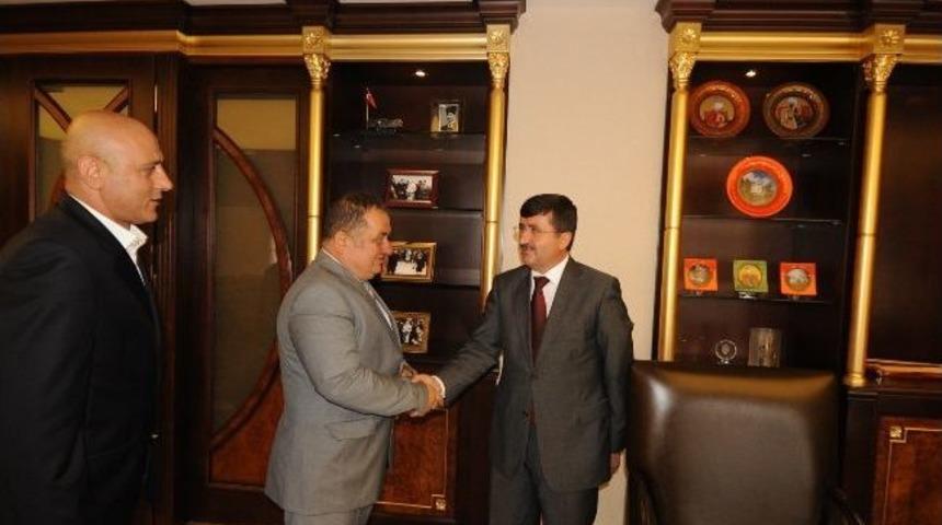 Doğu Karadeniz İhracat&ccedil;ılar Birliği&rsquo;nden, Vali &Ouml;z&rsquo;e Ziyaret