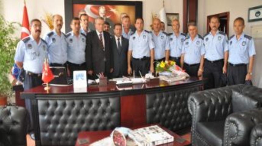 Zabıtadan Belediye Başkan Vekiline Ziyaret