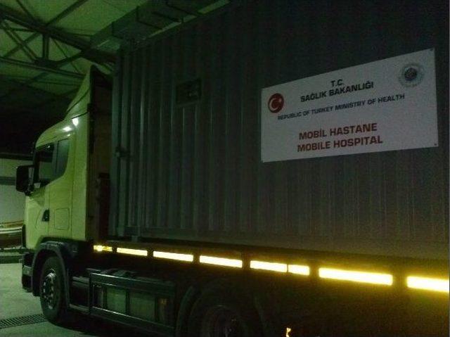 Sakarya’daki Mobil Sahra Hastanesi Kilis’e Gönderildi