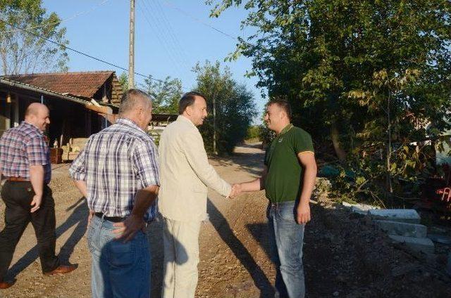 Başkan Karabalık, Başaran'da Arazi Çalışması Yaptı