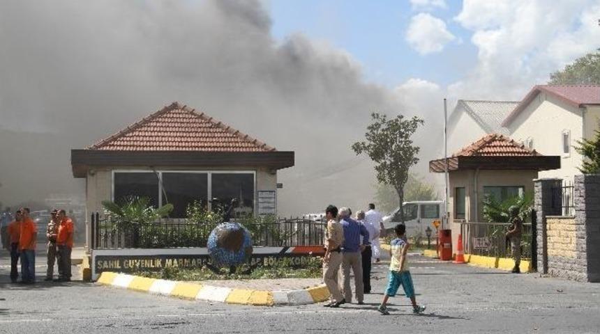Sahil G&uuml;venlik Komutanlığında Yangın