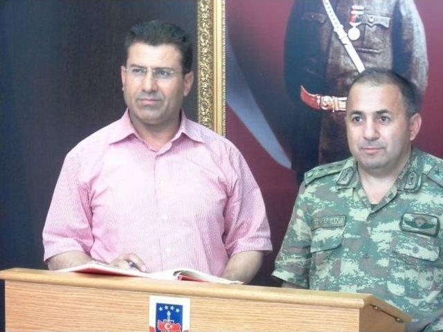 M&uuml;d&uuml;r Altuner&rsquo;den Albay Kızılaslan&rsquo;a Ziyaret 1