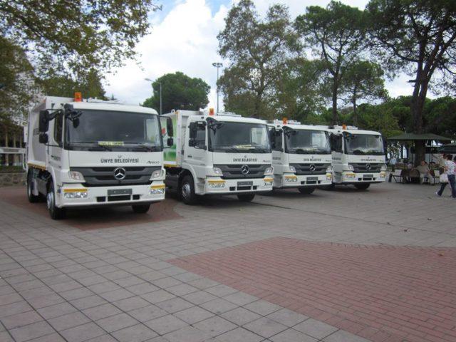 &Uuml;nye Belediyesi Ara&ccedil; Filosuna 4 Yeni Ara&ccedil; Daha Katıldı 1