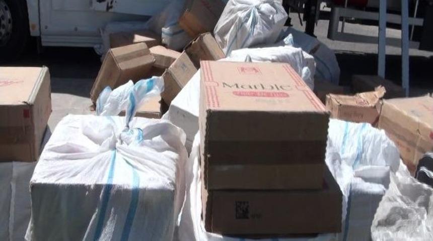Erzurum&rsquo;da 2013 Yılının İlk 8 Ayında 1 Milyon 924 Bin 236 Paket Ka&ccedil;ak Sigara Ele Ge&ccedil;irildi