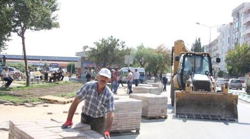 Kırklareli&rsquo;de Yol D&uuml;zenleme &Ccedil;alışmaları