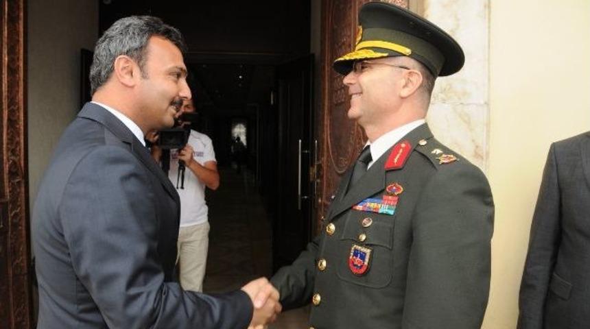 Jandarma B&ouml;lge Komutanı Tuğgeneral İlbaş&rsquo;tan K&uuml;lc&uuml;&rsquo;ye Ziyaret