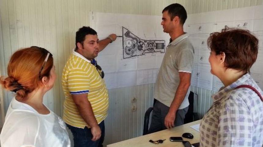 S&ouml;ke &Ccedil;eltik&ccedil;i Parkı&rsquo;nda İlk Kazma Vuruldu