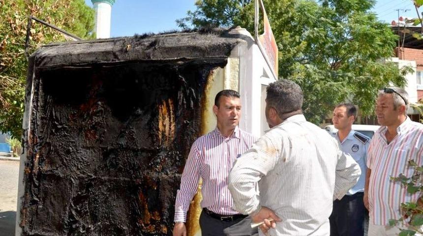 Ortaklar Halk Ekmek B&uuml;fesi Kundaklandı