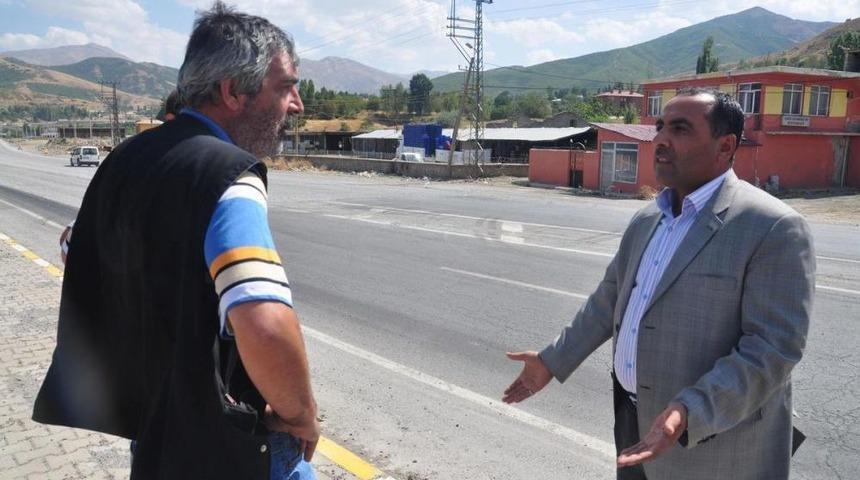 Tatvan'da Yol Yapımına Tepki