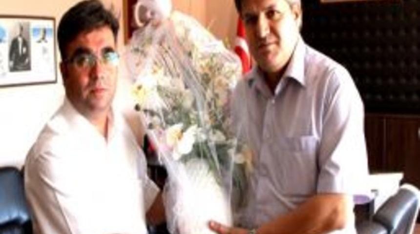 Alaşehir İl&ccedil;e Emniyet M&uuml;d&uuml;r&uuml;ne Komşu Ziyareti