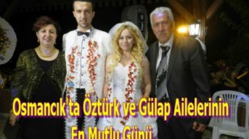 Osmancık'ta &Ouml;zt&uuml;rk ve G&uuml;lap Ailelerinin en mutlu g&uuml;n&uuml;