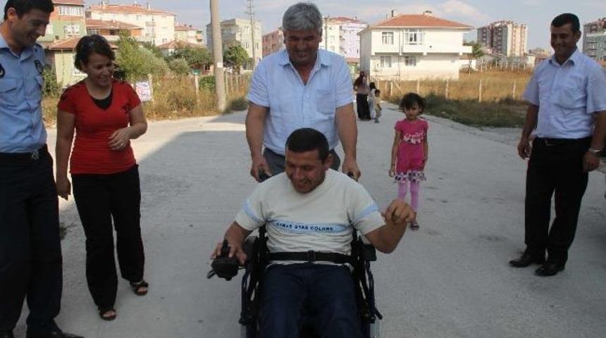 Kapaklı Belediyesi&rsquo;nden Ak&uuml;l&uuml; Tekerlekli Sandalye