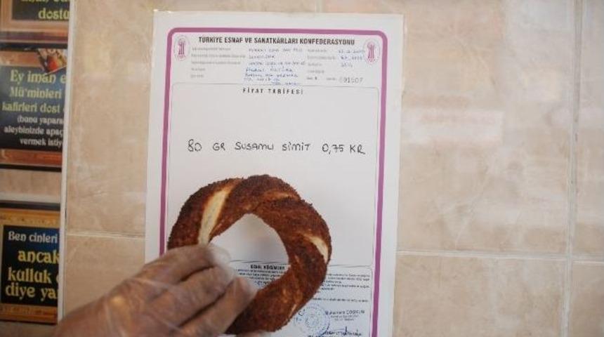 Ereğli&rsquo;de Simit Fiyatları Y&uuml;zde 50 Zamlandı