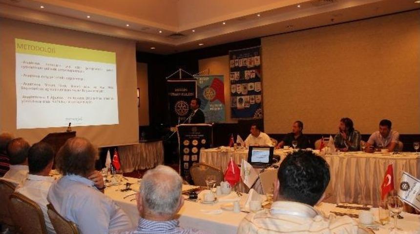 Mersin Giad Anket Sonu&ccedil;larını Rotary Kul&uuml;b&uuml; İle Paylaştı