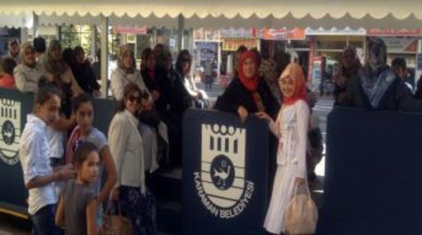 Karaman Belediyesi'nden Kadınlara &Ouml;zel Şehir Turu