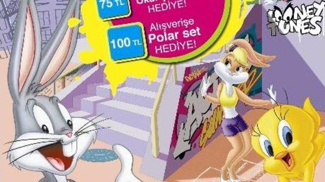 Forum Kayseri'de Okul Alışverişi, Bugs Bunny Ve Tweety İle Keyfe Dönüşüyor